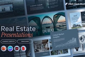 design real estate pitch deck brochure listing presentation commercial deck