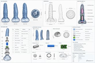 design custom adult wellness, vibrator and bdsm products for cnc manufacturing