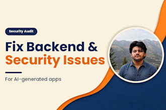 fix backend and security issues in your ai generated app