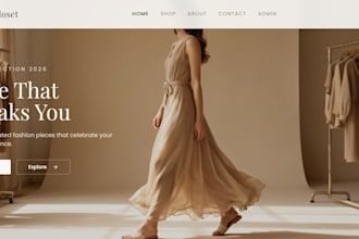 design shopify store or redesign shopify website