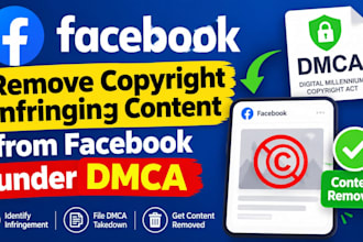 remove copyright infringing content from facebook under dmca