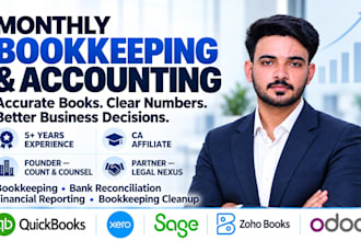 monthly bookkeeping and accounting for small businesses