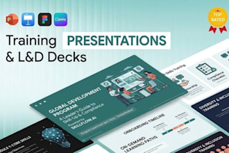 create training presentation deck workshop material powerpoint template slides