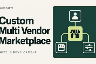 build a custom multi vendor marketplace web app
