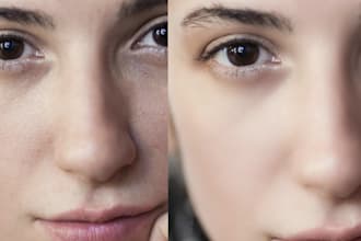 proffesional photo retouching enhanching noise reduction