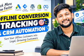 setup offline conversion tracking and CRM automation