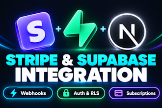 integrate stripe payments webhooks and supabase auth in nextjs