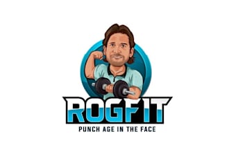 design powerful modern gym fitness logo