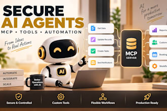 build a secure ai agent with tools, workflows and mcp