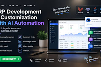 develop custom erp software and ai business automation
