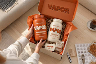 do product label design for supplements, peptides and drinks