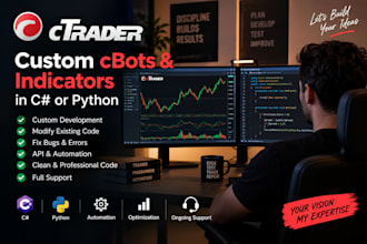develop and modify custom ctrader and python code
