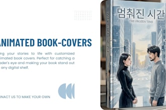 create eye catching book covers and kdp ebook covers
