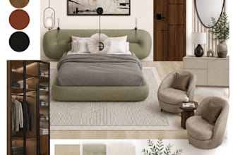 design stunning interior moodboards and smart furniture layouts