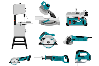 draw flat vector product and object illustrations
