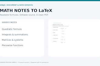 convert handwritten or scanned math equations to latex
