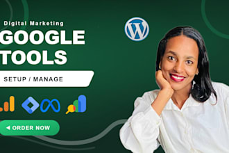 set up ga4, GTM, meta pixel, gsc and website tracking