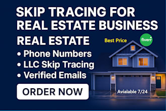 do skip tracing for real estate business