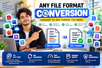 convert PDF to word, excel, powerpoint and jpg