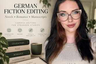 edit your german novel or romance manuscript