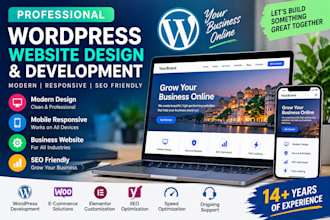 design and develop a professional wordpress website