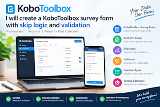create kobotoolbox survey form with skip logic and validation