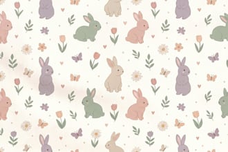 design cute seamless baby patterns for kids clothing and nursery