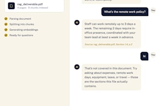 build a custom ai integration or rag system with your data