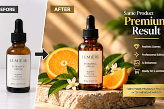 turn your product photos into premium product images