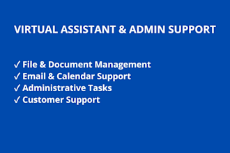 be your professional virtual assistant for office support