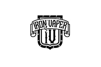 design a modern professional vaping logo and brand identity