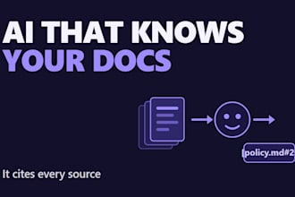 build a rag ai chatbot trained on your documents with cited answers