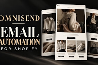 set up omnisend email automation flows for shopify