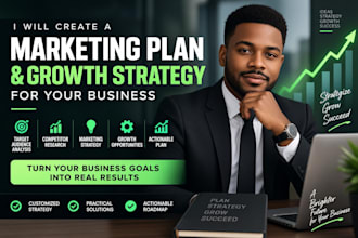 create a marketing plan and growth strategy for your business