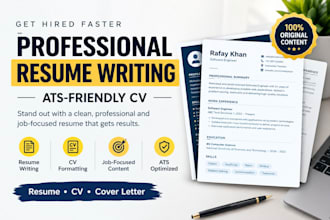 write a professional ats friendly resume and CV