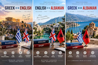 translate greek to english or albanian professionally