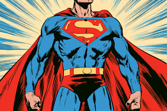 do a superhero comic