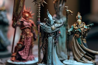 paint your warhammer 40k, sigmar and dnd miniatures