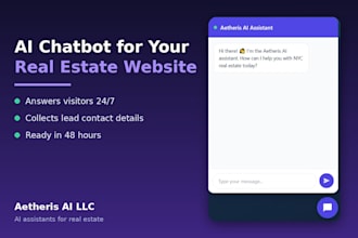 build an ai chatbot for your real estate website