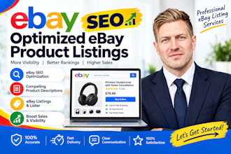 ebay product listings ebay listing ebay lister ebay seo ebay sales ebay ranking