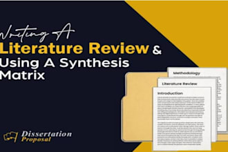 conduct a professional literature review and research synthesis