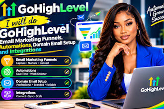 do gohighlevel email marketing funnel automations domain email setup integration