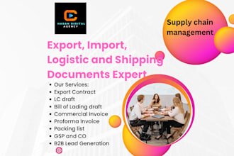 manage your export import logistics and shipping documents
