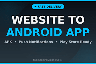 convert your website into an android app apk