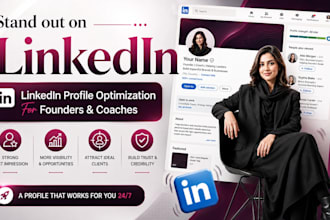 do linkedin profile optimization for founders and coaches