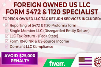 prepare 1040, 1065, 1120, and 1120s US tax returns