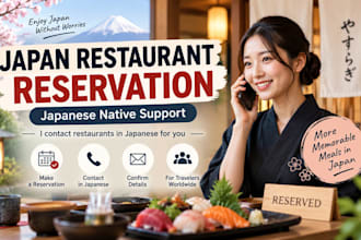 help you make restaurant reservations in japan