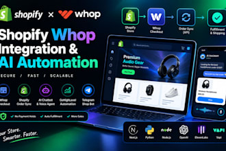 setup shopify whop checkout payment order api integration ghl ecom tg shop bot