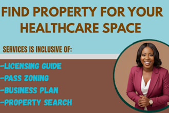 find property for your group home, home care, facility with zoning