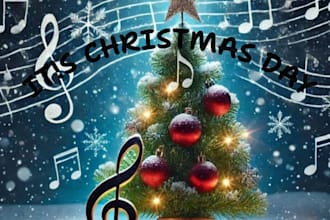 sing christmas song, festival, female singer remake old christmas song